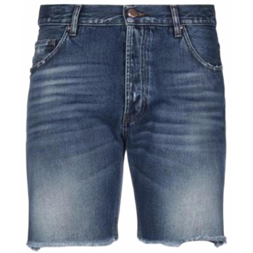 NEW DON THE FULLER men's denim shorts in blue